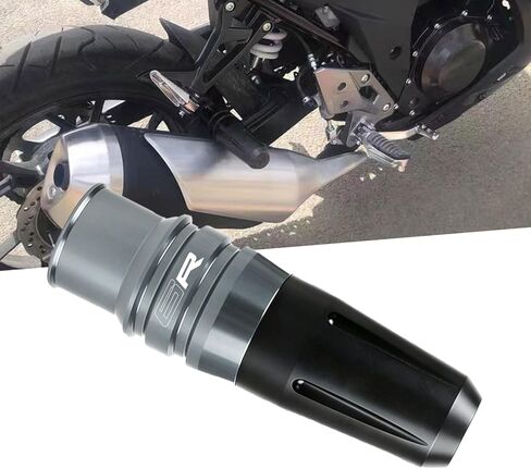 Motorcycle Exhaust Sliders For Ninja ZX6R - 2023 2024 2025 2026 Frame Sliders Exhaust Guard Falling Protection Accessories 2025 ZX6R ACCESSORIES 2026 636 ACCESSORIES Black in Kuwait