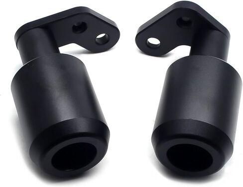 MZS Motorcycle Frame Sliders Compatible with ZX6R ZX-6R 2024 2025, Falling Crash Protector Guards Engine Fairing Protection No Cut Kits CNC Black in Kuwait