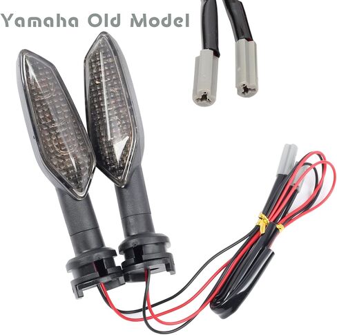 مصابيح إشارة الانعطاف LED متوافقة مع مصابيح yamaha YZF-R3/R6/R7، mt03/06/07/09 الأمامية والخلفية، تناسب فتحات تركيب السيارة الأصلية مع PLUG&PLAY (طراز Yamaha القديم) in Kuwait