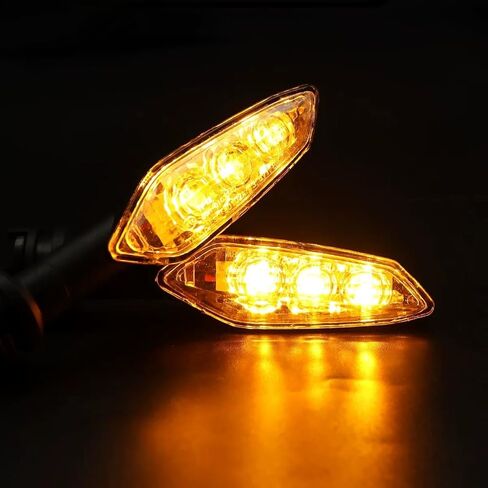 مصابيح إشارة الانعطاف LED متوافقة مع مصابيح yamaha YZF-R3/R6/R7، mt03/06/07/09 الأمامية والخلفية، تناسب فتحات تركيب السيارة الأصلية مع PLUG&PLAY (طراز Yamaha القديم) in Kuwait