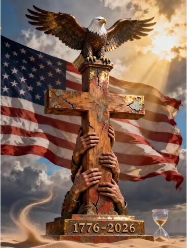 4th of July American Flag Eagle Diamond Art Kits for Adults,The 250th anniversary of the American Independence Day Art Painting with Full Drill,DIY Crystal Art Crafts for Home Wall Decor 12X16 Inch in Saudi Arabia
