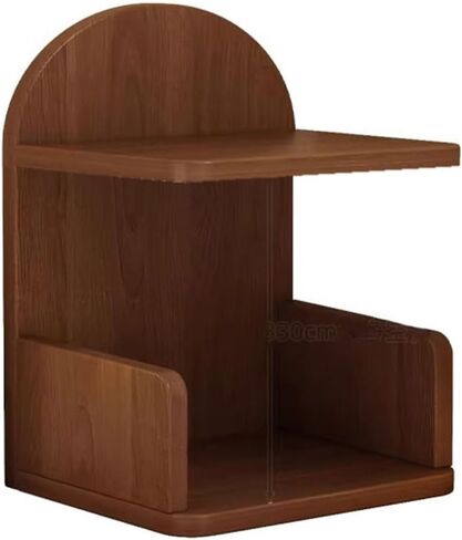 Bookshelf Double Layer Bookshelf Home Office Desk Wooden Organizer Shelf for Living Room Home Office in Saudi Arabia