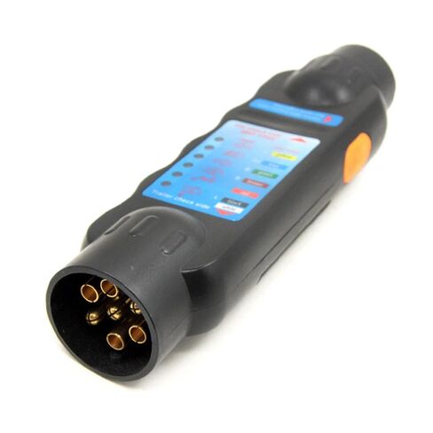 1PC 12V 7 Pins Car Truck Trailer Plug Socket Tester Wiring Circuit Light Test Tool in Saudi Arabia