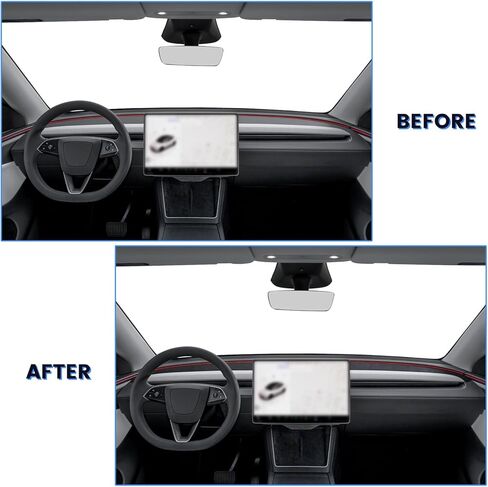 Dash Cover for Tesla Model Y Juniper 2025-2026, Non-Slip Car Dashboard Cover Carpet Blocks UV Rays Protector Internal Accessories in Kuwait