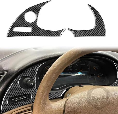 Driver's Speedometer Dashboard Cover Trim Interior Accessories Compatible with Ford Mustang 1994 1995 1996 1997 1998 1999 2000 Accessories Real Carbon Fiber Stickers in Saudi Arabia