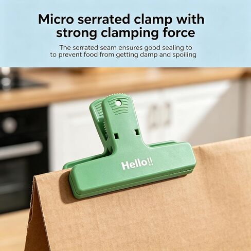 Magnetic Sealing Clips 2 Pack Refrigerator Magnet Food Bag Clips for Kitchen Chip Snack Sealing Heavy Duty Plastic Leak Proof Storage Pins for Home Office Pantry Use in Kuwait