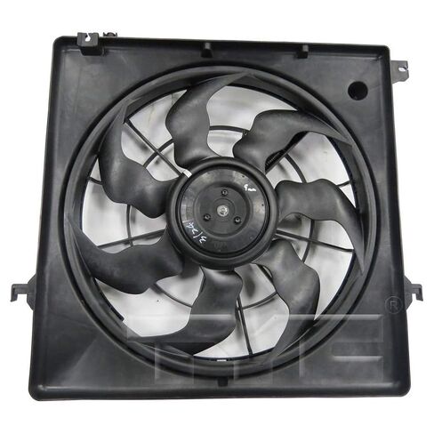 for Hyundai Santa Fe Sport Radiator and A/C Condenser Fan Assembly 2013-2018 2.0L Turbo for HY3115141 | 25380-4Z500 in Kuwait