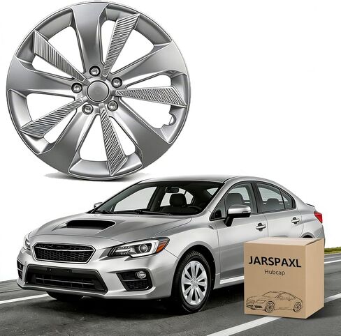 Hub Cap Wheel Cover Compatible with 2017-2023 Subaru Impreza, Chrome Plated Silvery OEM Style Tire Hub Hubcap Wheel Cover 1pc Fit for 2017-2023 Subaru Impreza 28811FL010 28811FL02A Hubcap in Saudi Arabia
