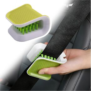 Car Seat Belt Cleaner Brush,Non-Slip Car Cleaning Brush with Double-Sided Bristle Brushes,U-Shaped Design Cars Detailing Brushes for Cleaning Most Vehicle Models Safety Belts in Saudi Arabia