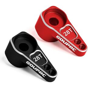 GOUPRC 28T Aluminum RC Servo Horn for SCX30 Axial 1/30 RC Crawler, CNC Machined Steering Metal Servo Horn Upgrades in Kuwait
