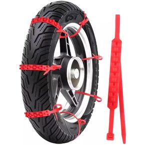 Snow Chains Motorcycles for Harley-Davidson Sportster® S 2022 Adjustable Anti Skid Tire Chains Reusable Wheel Chains Emergency Snow Cable Belts,30Pcs-Black in Saudi Arabia
