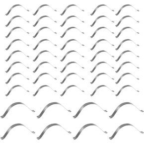 80 Pcs Stainless Steel Spring Clips 60×9mm Picture Frame Backing Clips Framing Hardware Retaining Clips for Canvas Artwork Paintings Photos Craft in Saudi Arabia
