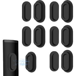 5 Pack Magnetic Remote Control Holder, TV Remote Holder Wall Mount, Silicone Remote Organizer Magnetic Remote Holder for Bed, TV, Ceiling Fan and Air Conditioner (Black) in Saudi Arabia