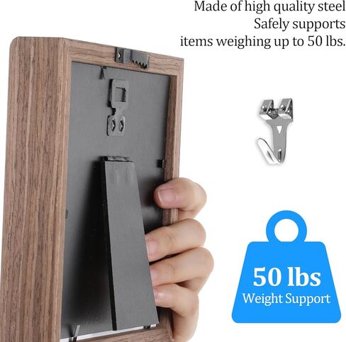 60 Pack Sawtooth Picture Hangers – Small Heavy Duty Wall Hanging Kit Picture Hardware Heavy Duty with 120 Screws Complete Saw Tooth Hangers for Frames Canvas Mirrors Gallery Walls(Black Gold Silver in Kuwait