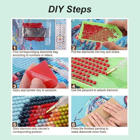 Anuver Diamond Art Kits for Adult Ship, Diamond Painting Kits for Adults Beginners, 5D DIY Full Drill Round Diamond Gem Art Craft Painting Home Wall Decor, 12x12 Inch in Kuwait