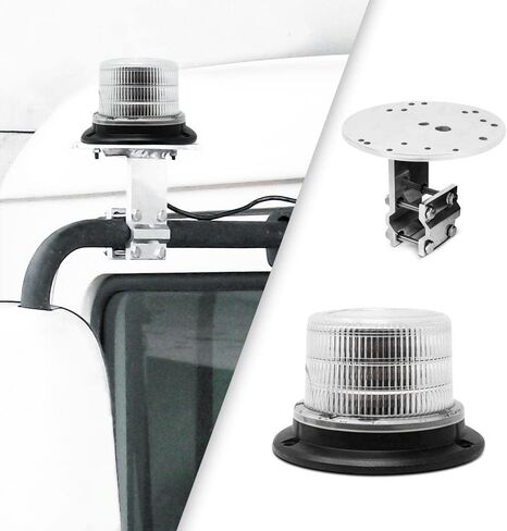 برو LED 2472A برغي جبل 36 LED رباعية فلاش العنبر تحذير ضوء منارة مع مرآة الألومنيوم جبل قوس in Kuwait