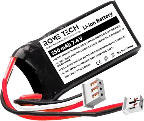 Rome Tech for Losi Micro B - بطارية بديلة 7.4V 350mAh SPMX 1090 LiPo لعربات الطرق الوعرة RC، عالية الأداء in Kuwait