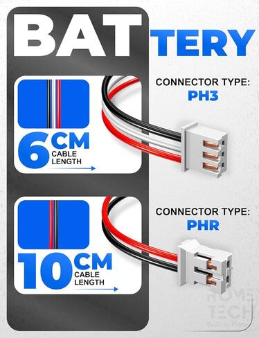 Rome Tech for Losi Micro B - بطارية بديلة 7.4V 350mAh SPMX 1090 LiPo لعربات الطرق الوعرة RC، عالية الأداء in Kuwait