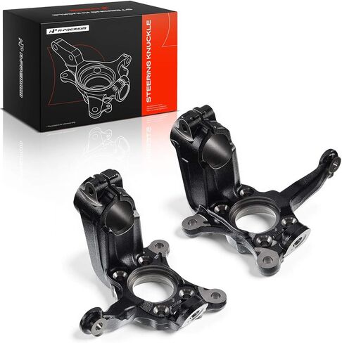 A-Premium 2x Front Suspension Steering Knuckle Compatible with Volkswagen Jetta 2005-2010, Golf 2010-2013, Tiguan 2009-2017, Eos 2007-2015, GTI, R32, Rabbit & Audi A3, A3 Quattro, Q3, Q3 Quattro in Saudi Arabia