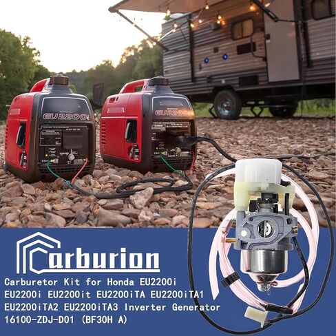 NEW EU2200i Carburetor Air Filter Fuel Pump Kit Compatible with Honda EU2200i EU2200it EB2200iTA EU2200iTA EU2200iTA1 EU2200iTA2 EU2200iTA3 Inverter Generator 16100-ZDJ-D01 BF30H A in Saudi Arabia