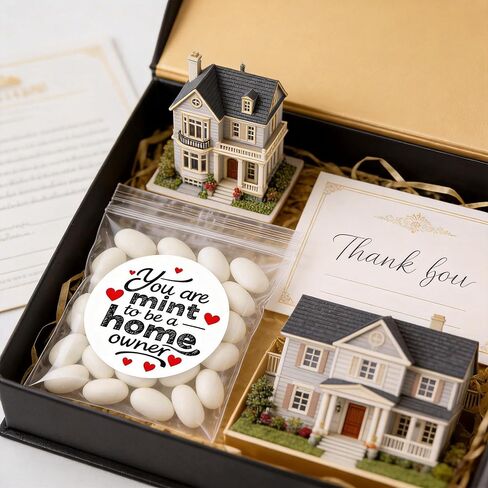 120 PCS Realtor Marketing Gift Stickers, Mint to Be a Homeowner Labels, Real Estate Agent Mint Favors Stickers, Open House Giveaways, Real Estate Marketing, 1.6" in Saudi Arabia