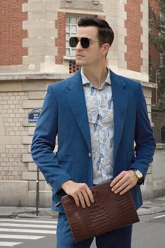 Mens Corduroy Suit Slim Fit 2 Pieces Blazer Pants Suits for Men Vintage Wedding Business Corduroy Suit Jacket Men in Saudi Arabia