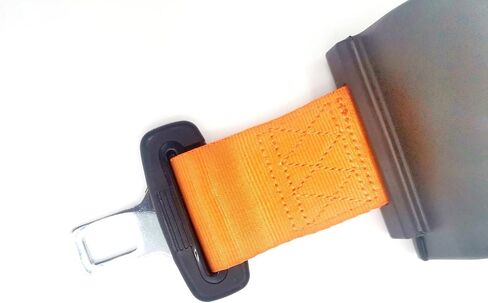 Universal Forklift Seat Belt and Fit Tractor Mower Buggy Retractable New Orange in Saudi Arabia