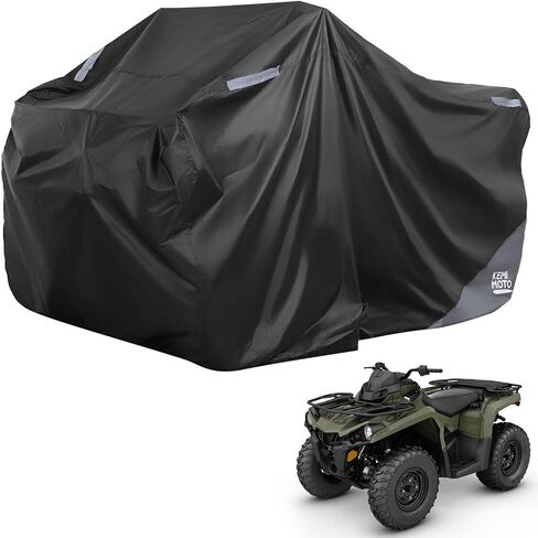KEMIMOTO ATV Cover, Universal 4 Wheeler Cover Quad Cover Compatible with Polaris Sportsman 570 450 Fourtrax Can-Am Kawasaki Arctic Cat CFMOTO, 82.7''L X 51.2''W X 46.5''H in Kuwait