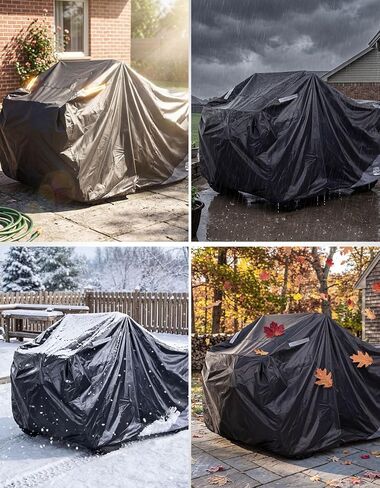 KEMIMOTO ATV Cover, Universal 4 Wheeler Cover Quad Cover Compatible with Polaris Sportsman 570 450 Fourtrax Can-Am Kawasaki Arctic Cat CFMOTO, 82.7''L X 51.2''W X 46.5''H in Kuwait