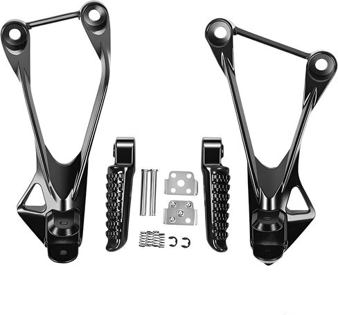 دعامة أوتاد قدم للركاب الأمامي والخلفي للدراجة النارية لـ Kawasaki Ninja ZX6R 2005-2008, ZX636 2005-2006 in Kuwait