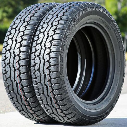 Set of 2 (TWO) Armstrong Tru-Trac AT A/T Truck/SUV All-Terrain Off-Road Radial Tires-225/70R16 225/70/16 225/70-16 107T Load Range XL 4-Ply BSW Black Side Wall in Kuwait
