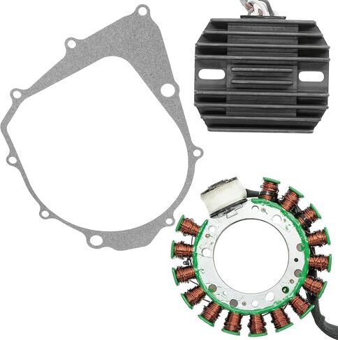 Caltric Stator and Regulator Rectifier with Gasket Compatible With Yamaha Big Bear 350 Yfm350Fw 4X4 1987-1989 in Kuwait