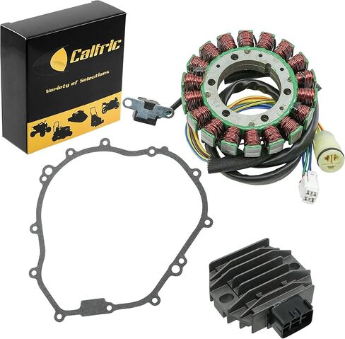 Caltric Stator and Regulator Rectifier with Gasket Compatible With Yamaha Grizzly 350 2007-2012 in Kuwait