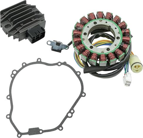 Caltric Stator and Regulator Rectifier with Gasket Compatible With Yamaha Grizzly 350 2007-2012 in Kuwait