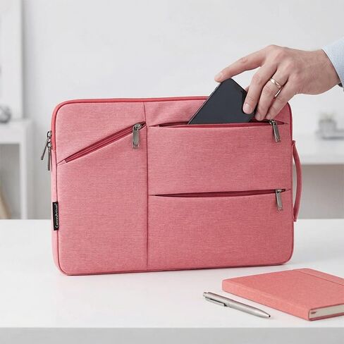 Laptop Case, Water-Resistant Laptop Sleeve Case with Pocket for MateBook, Briefcase Carrying Laptop Cover for 13"-14" in Kuwait