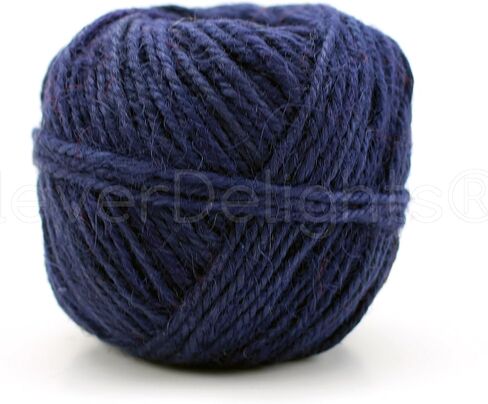 CleverDelights Red White and Navy Jute Twine Combo Pack - 150 Yards - 2mm Diameter - Jute Twine in Kuwait