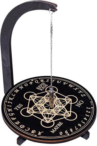Mysterious and Downing Pendulum Stand Magnetic (4 Patterns Total) - 24x8.5x7 Magnetic Spiritual Decision-Making Tool (Geometric Star Grabbing Stand) in Saudi Arabia