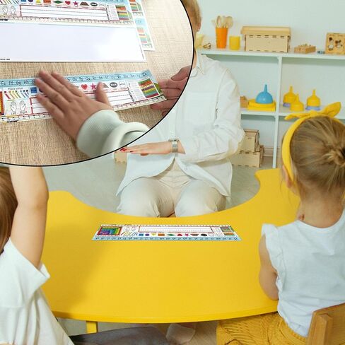 36 قطعة من لوحات أسماء المخطوطات التقليدية مقاس 14 × 3 بوصة علامات اسم مكتب الطالب مع خط الأرقام وجدول الضرب والكسور العشرية والنسب المئوية لديكور المكتب in Kuwait