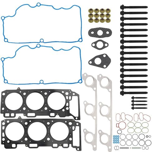 IRONTEK HS26517PT Cylinder Head Gasket Set with Bolts fit for Buick (2010 Allure/ 2010-2011 Lacrosse), for Chevrolet 2010-2017 Equinox, for GMC 2010-2017 Terrain #ES72196 HGS339 in Saudi Arabia