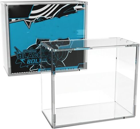 PKMN Elite Trainer Box Acrylic Case Protector – Ultra Thick 6/8mm Clear Acrylic Display Storage Box with 5mm Magnetic Closure, Scratch-Resistant Rounded Edges, Collector Display Case for ETB Boxes in Saudi Arabia