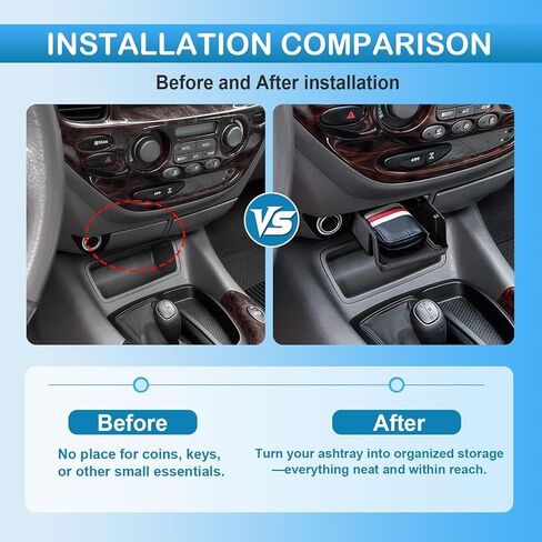EDBETOS Center Console Organizer Tray for 2000-2006 Toyota Tundra & 2001-2007 Sequoia, OEM 74102-0C010-E0 Replacement Phone & Small Items Holder Insert, ABS Material Storage Tray with Non-Slip Mat in Kuwait