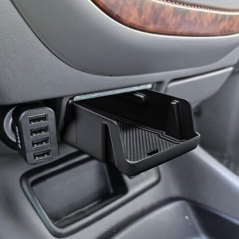 EDBETOS Center Console Organizer Tray for 2000-2006 Toyota Tundra & 2001-2007 Sequoia, OEM 74102-0C010-E0 Replacement Phone & Small Items Holder Insert, ABS Material Storage Tray with Non-Slip Mat in Kuwait