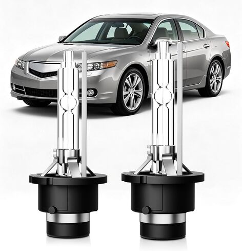EASY EAGLE D2S HID Headlight Bulb Fit for Acura TL TSX 2004-2015 Low Beam Xenon 6000K Cool White 35W, 2 Packs in Saudi Arabia
