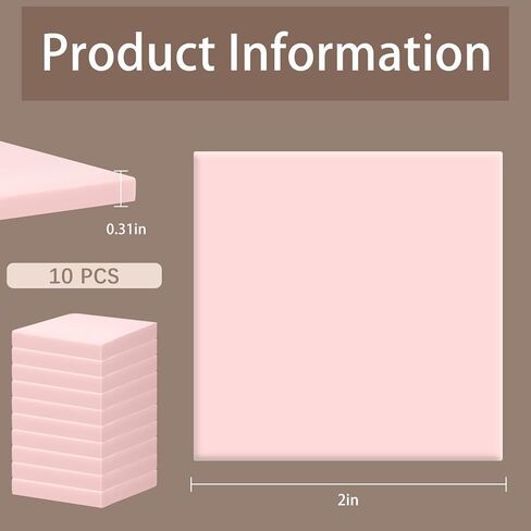 10Pcs Square Linoleum Blocks for Printmaking,2x2in Premium Rubber Stamps, Printmaking Supplies for Printing, Stamp Making, and a Wide Range of DIY Craft Projects in Kuwait