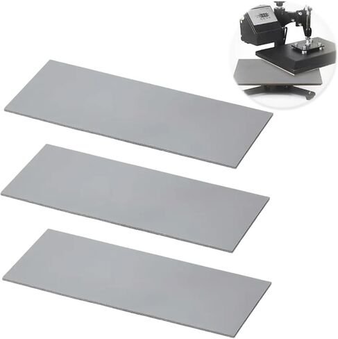 3-Pack Heat Press Mat 4×8 Inch Silicone Thermal Pad, Heat Press Pillow for Heat Transfer Vinyl, Heat Resistant Ironing Mat for Cricut Easy Press, Mini Heat Press Accessories in Saudi Arabia