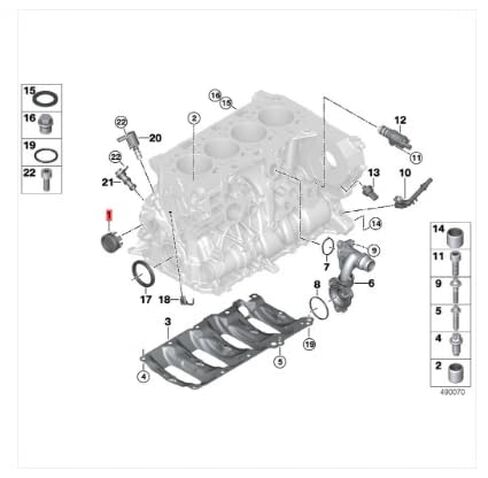 Link-Lock CV Joint End Cover Gasket Plug Cover 11117797932 for BMW N47 B48 B47 Engine 1234567 Series E87F20F30F07F10F01F02E84F25F15G01G05 in Kuwait