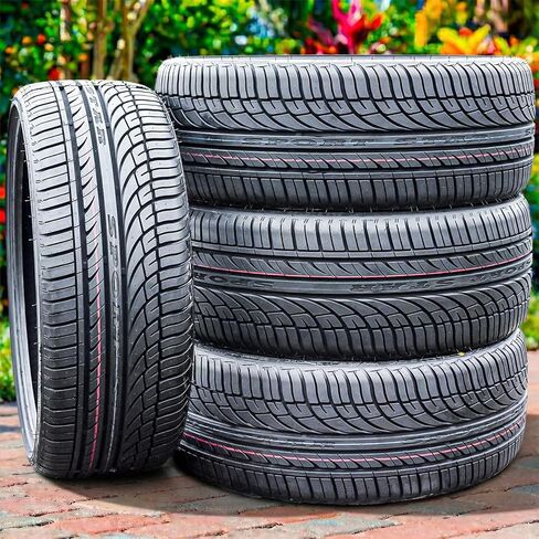 Set of 4 (FOUR) Fullway HP108 All-Season Truck/SUV High Performance Radial Tires-275/30R24 275/30ZR24 275/30/24 275/30-24 101W Load Range XL 4-Ply BSW Black Side Wall UTQG 380AA in Kuwait