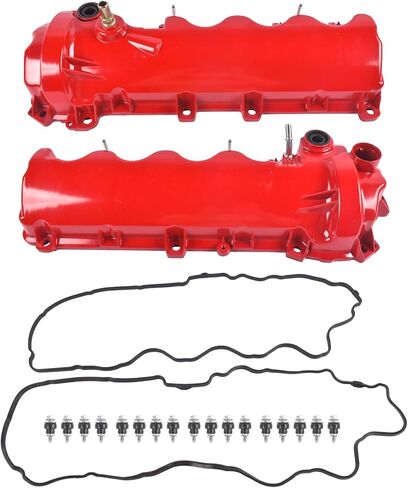 Engine Valve Cover w/Gasket (Left & Right) Replacement for Ford Expedition F150 Truck F250 F350 Super Duty Mustang Lincoln Navigator 4.6L 5.4L 2004-2014 9L1Z6582C 9L1Z6582D in Kuwait