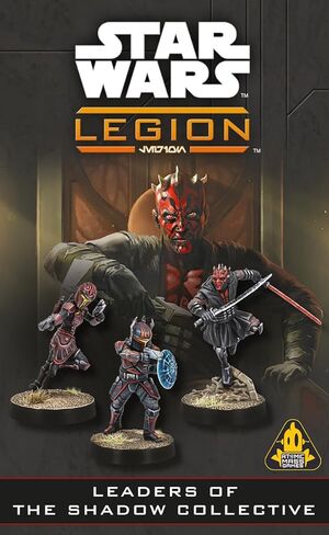 Star Wars: Legion Leaders of the Shadow Collective Expansion - Maul, Gar Saxon & Rook Kast Miniatures with Command & Upgrade Cards, Ages 14+, 2 Players, 3 Hour Playtime in Kuwait