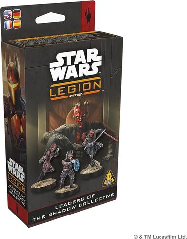 Star Wars: Legion Leaders of the Shadow Collective Expansion - Maul, Gar Saxon & Rook Kast Miniatures with Command & Upgrade Cards, Ages 14+, 2 Players, 3 Hour Playtime in Kuwait